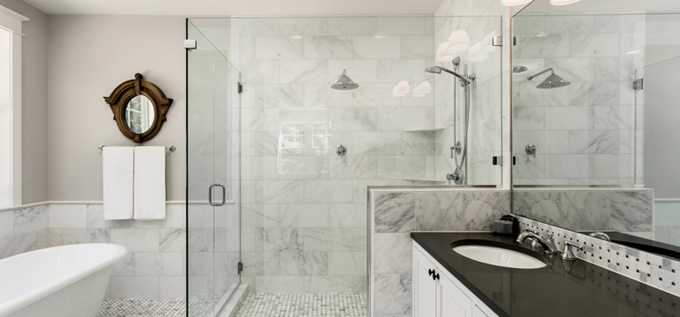 bathroom shower door installation in East Palo Alto